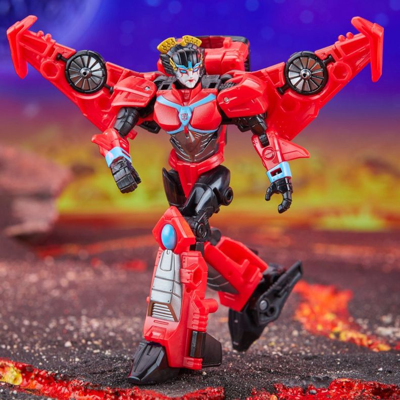 Figura de Acción Transformers Legacy United Deluxe Cyberverse Universe Windblade-6