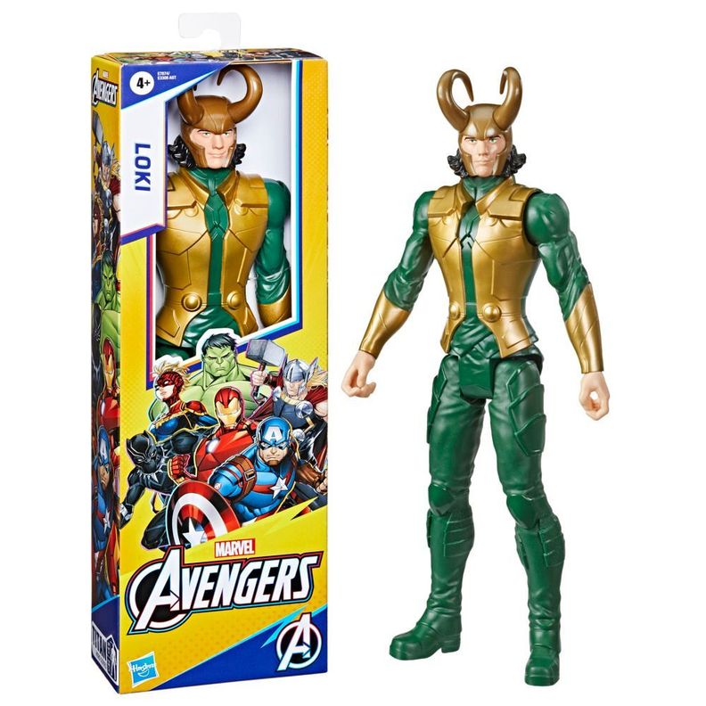 Figura de Acción Marvel Avengers Titan Hero Series Blast Gear Loki-1