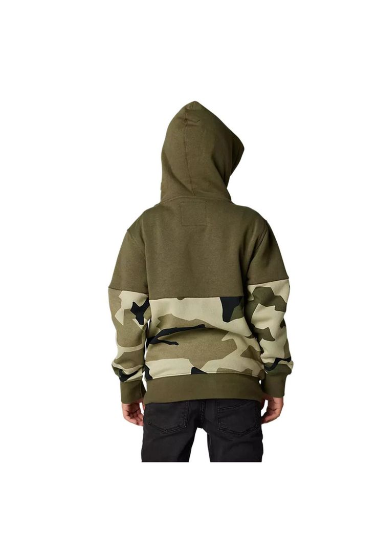 Poleron Lifestyle Niño Lindon Camo Verde Fox-2