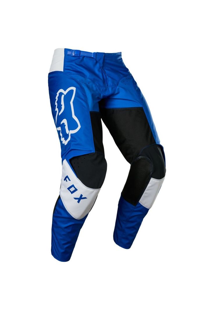 Pantalon Moto Niño 180 Lux Azul Fox-0