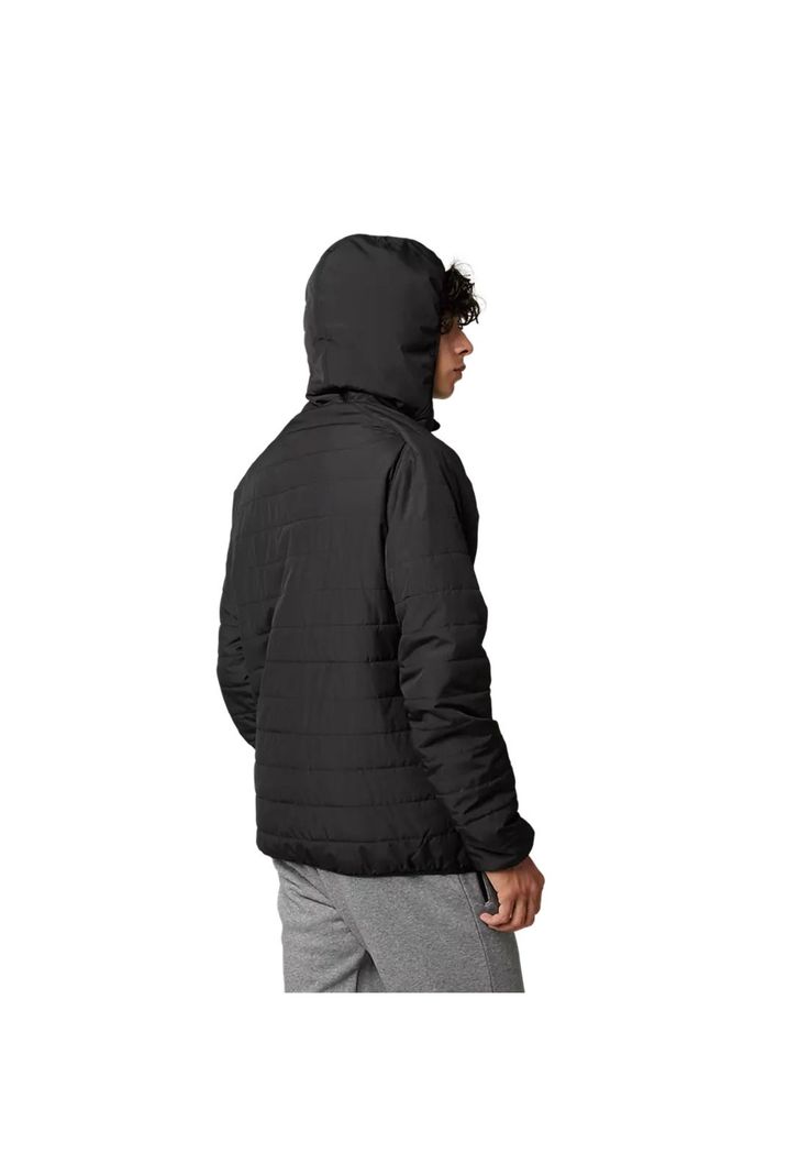 Chaqueta Lifestyle Howell Hooded Puffy Negro Fox-3