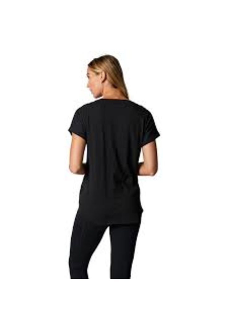 Polera Lifestyle Mujer Boundary SS Negro Fox-2