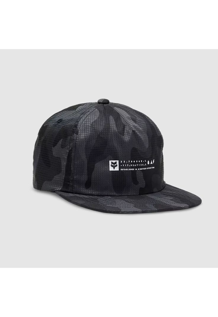 Gorro Jockey Lifestyle Base Over Tech Camo Negro Fox-0