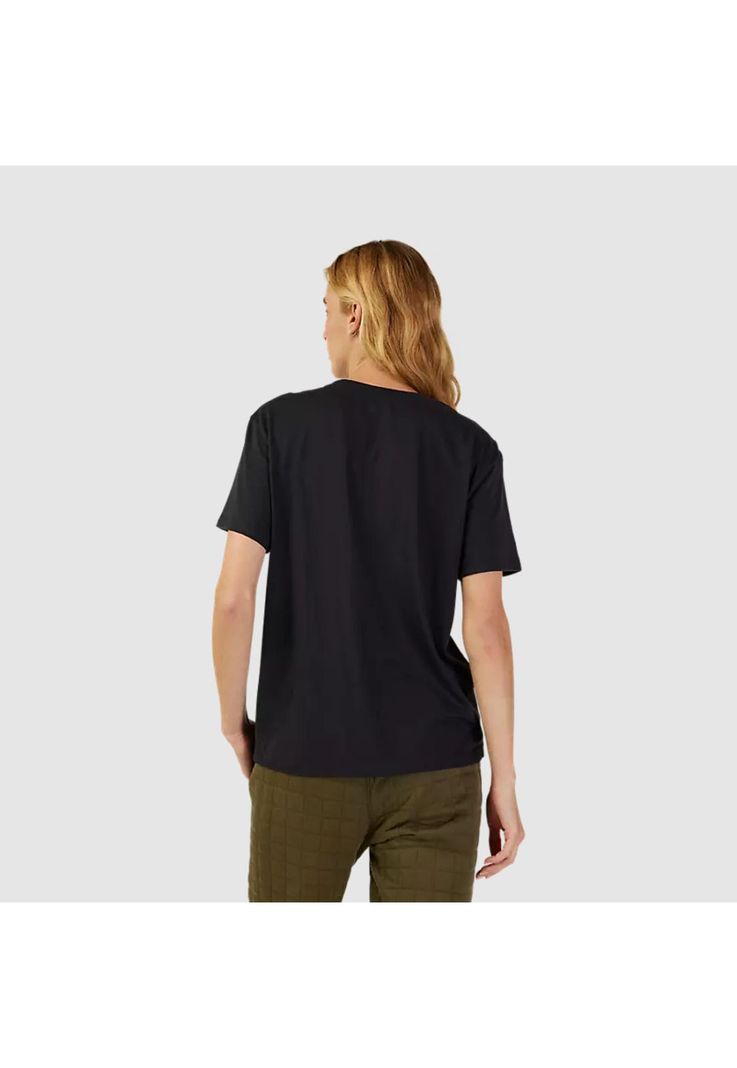 Polera Lifestyle Mujer Fox Head Negro/Rosado Fox-3