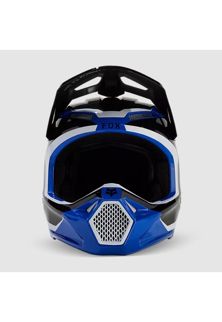 Casco Moto V1 Nitro Azul Fox-2