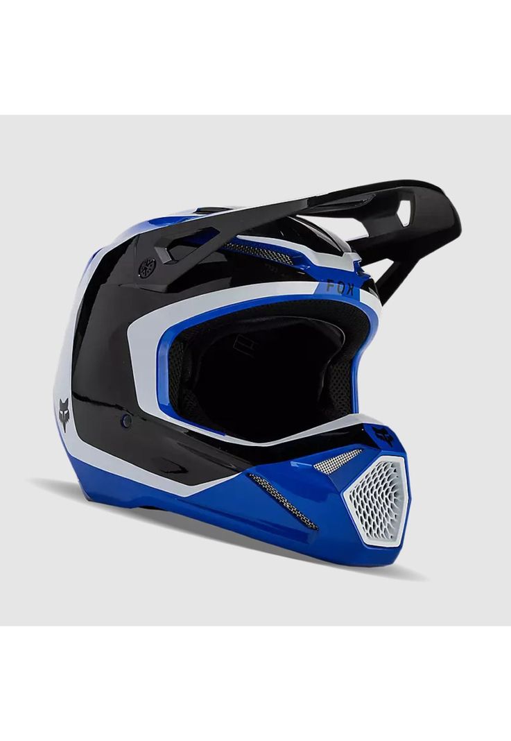 Casco Moto V1 Nitro Azul Fox-0