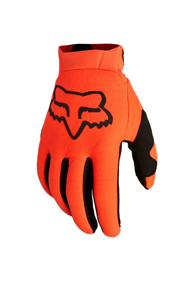 Guantes Moto Legion Thermo Naranjo Fox-0
