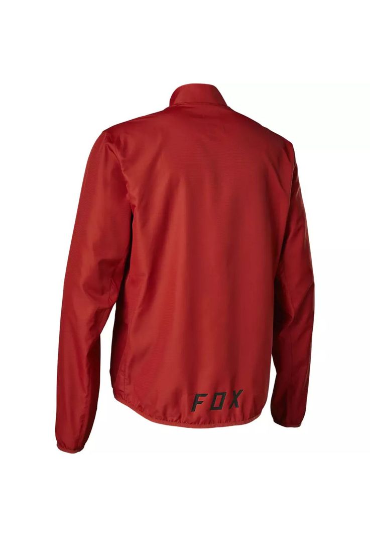 Chaqueta Cortavientos Bicicleta Ranger Rojo Fox-1