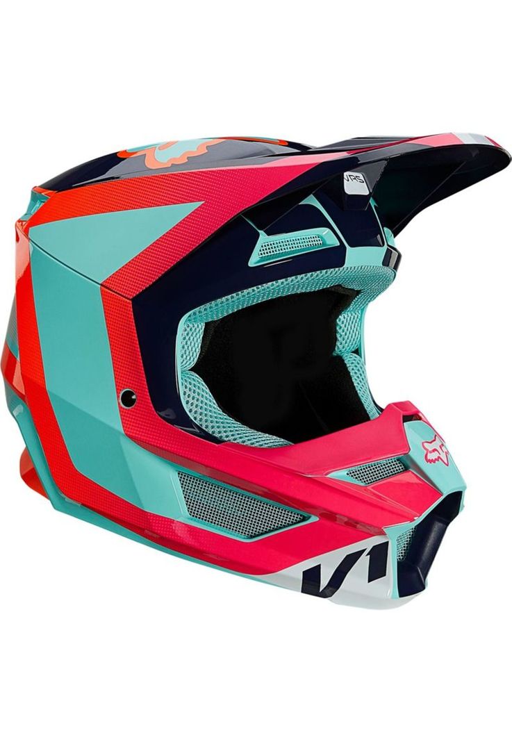 Casco Moto V1 Niño Voke Aqua Fox-0