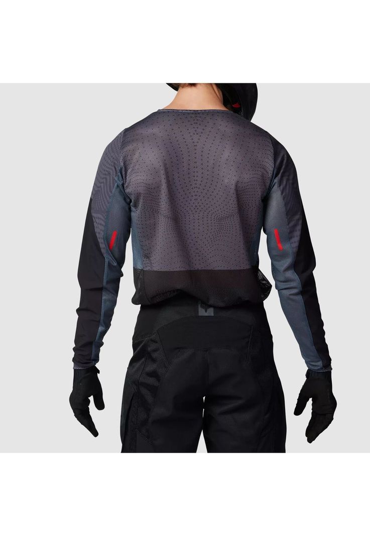 Polera Moto Ranger Air Offroad Gris Oscuro Fox-3