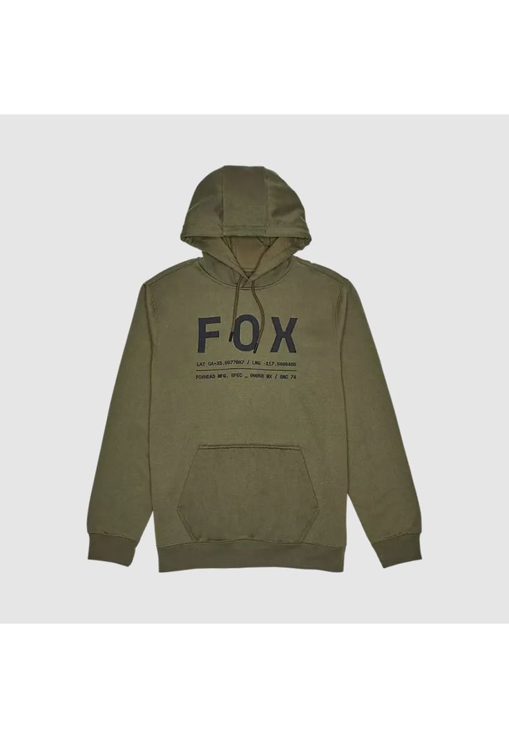 Poleron Lifestyle Canguro Non Stop Oliva Fox-0