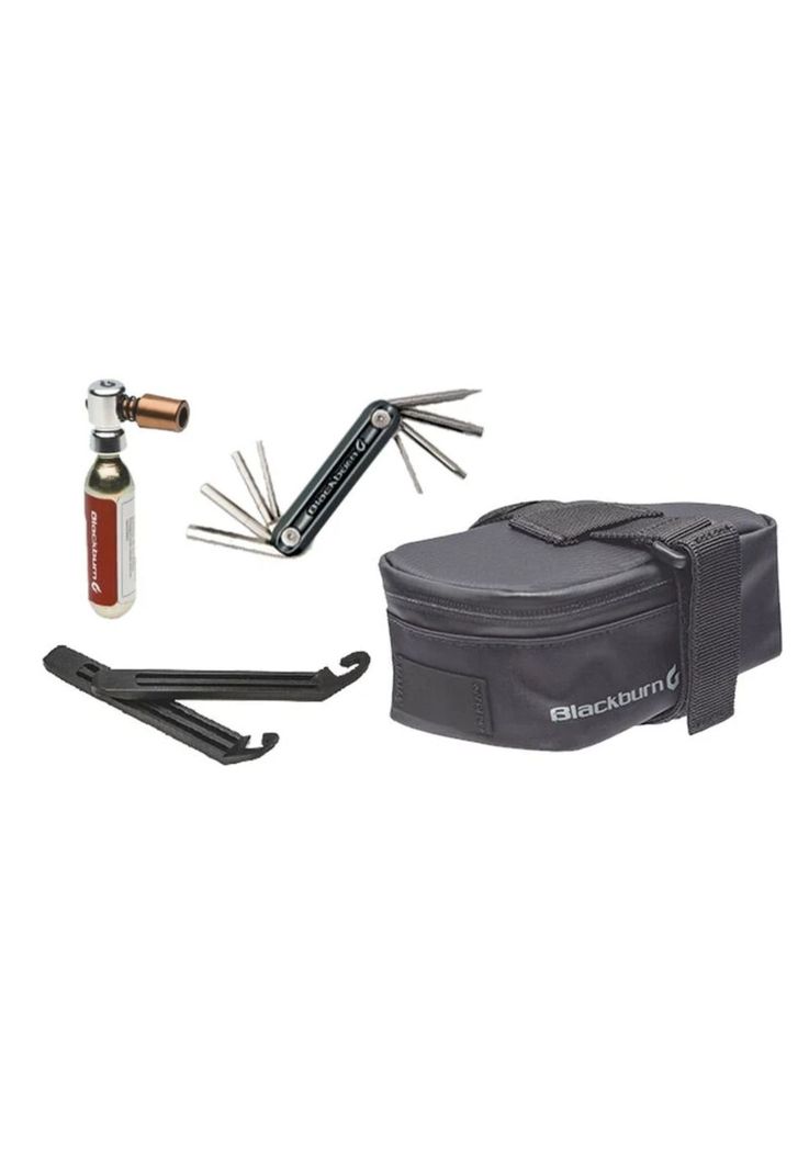 Bolso Asiento Bicicleta Kit Herramientas y CO2 Negro Blackburn-0
