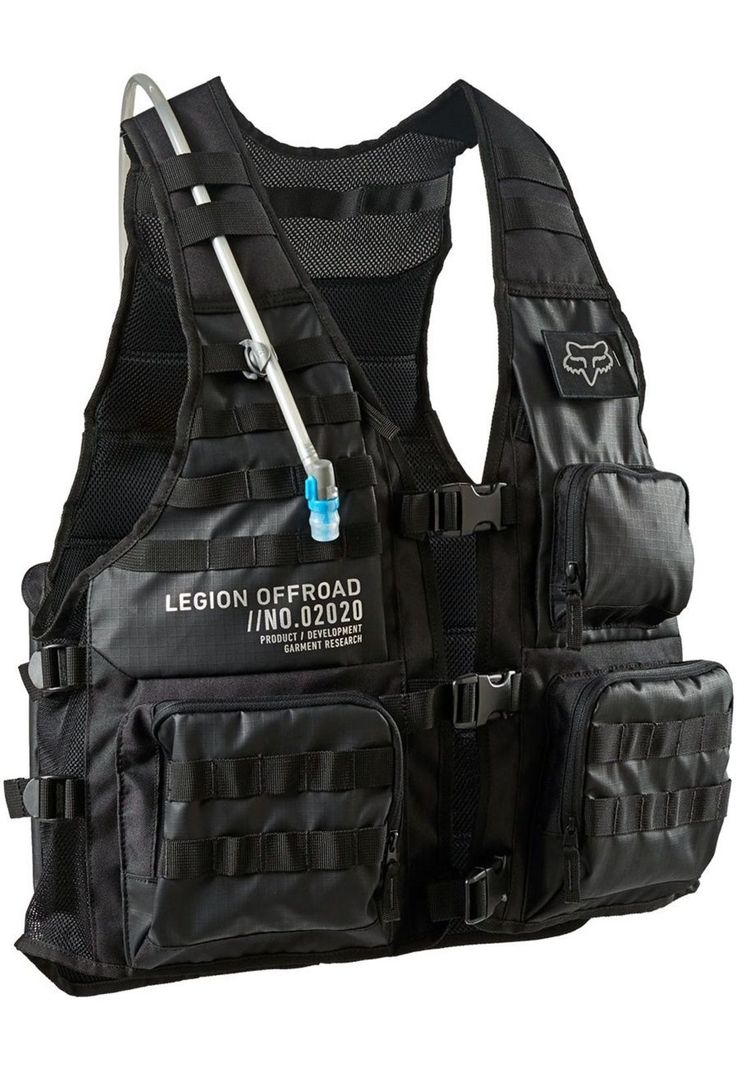Chaqueta Moto Legion Tac Negro Fox-0