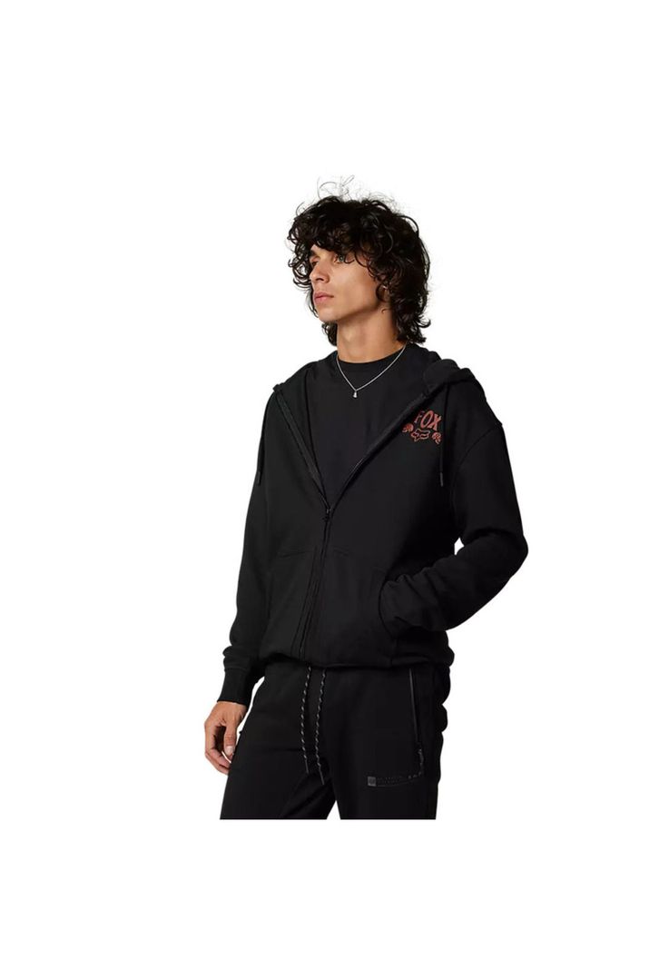 Poleron Lifestyle No Contest Negro Fox-1