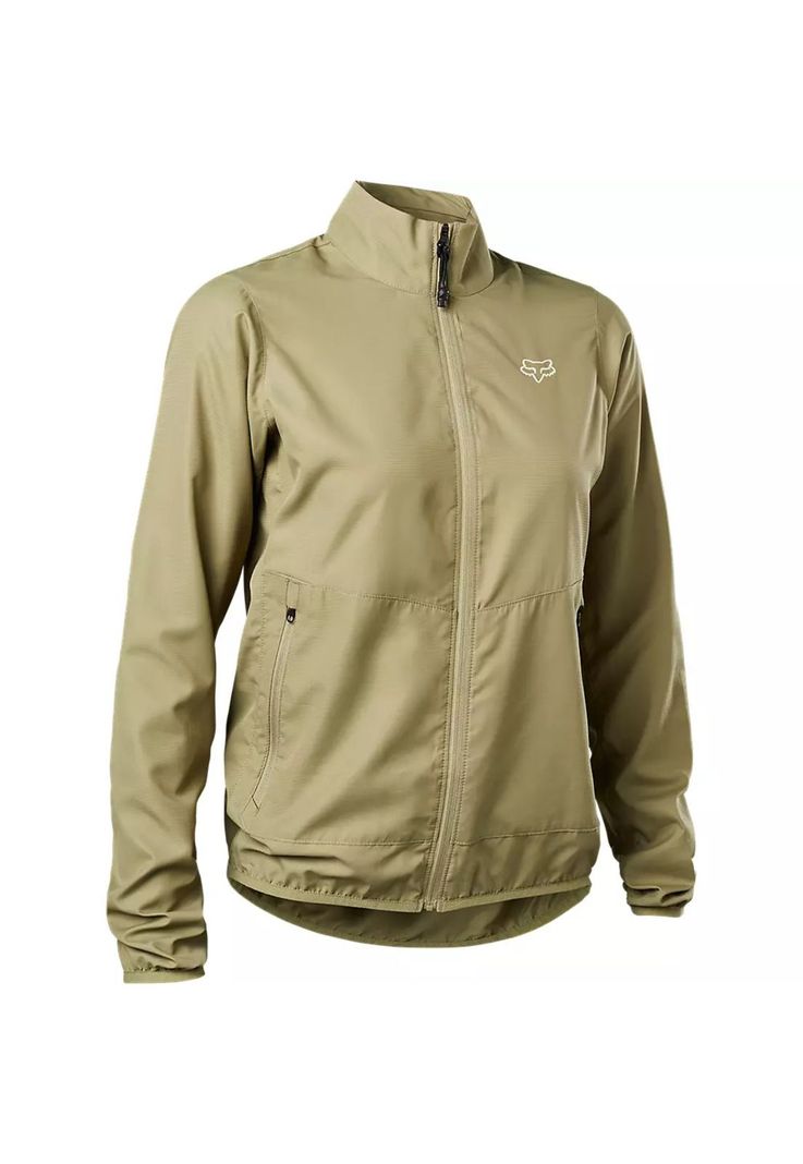 Chaqueta Cortavientos Bicicleta Mujer Ranger Cafe Fox-0