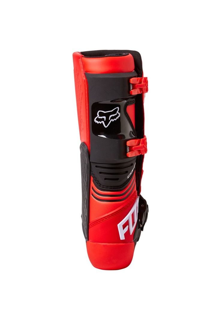 Botas Moto Niño Comp Rojo Fox-3