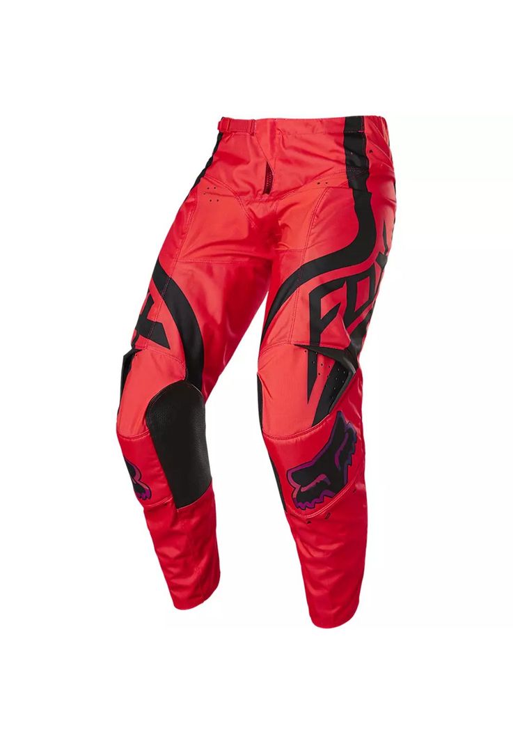 Pantalon Moto Niño 180 Venz Rojo Fox-1