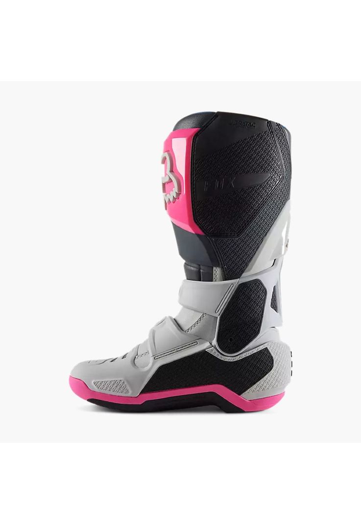 Botas Moto Instinct Gris/Rosado Fox-1