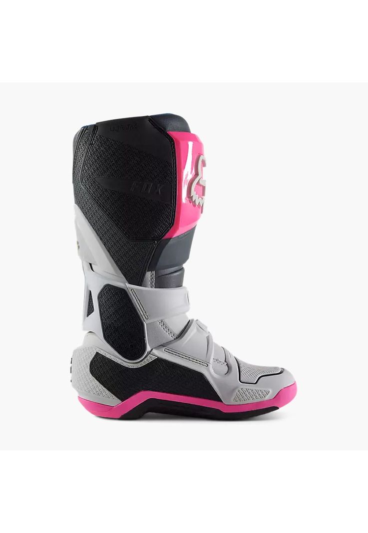 Botas Moto Instinct Gris/Rosado Fox-2