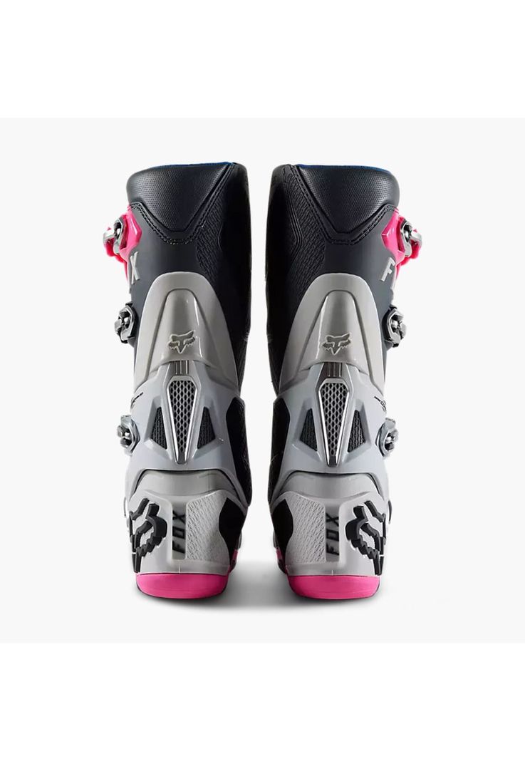 Botas Moto Instinct Gris/Rosado Fox-4