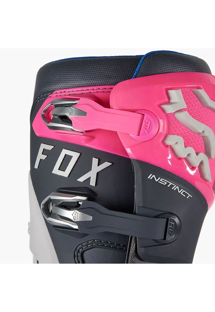 Botas Moto Instinct Gris/Rosado Fox-7