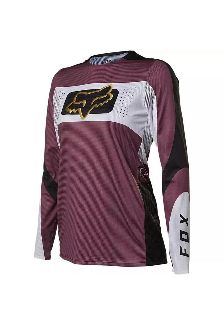 Polera Moto Mujer Flexair Mirer Morado Fox-2