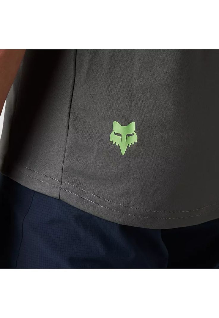 Polera Bicicleta Ranger Moth Race Gris Fox-3