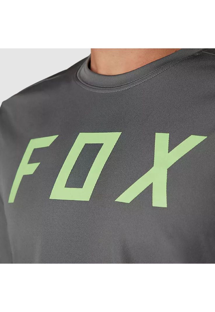 Polera Bicicleta Ranger Moth Race Gris Fox-4