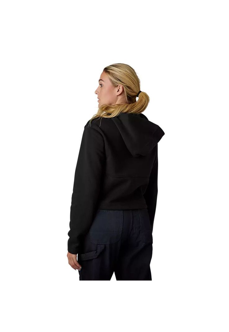 Poleron Lifestyle Mujer Calibrated DWR Negro Fox-2