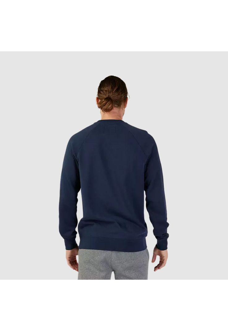 Poleron Lifestyle Sin Capucha Absolute Crew Azul Marino Fox-3