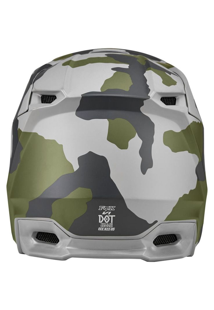 Casco Moto Niño V1 Przm Camo Fox-3