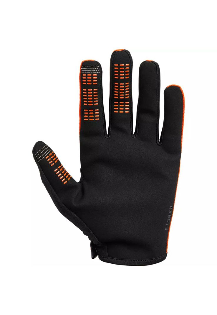 Guantes Bicicleta Ranger Naranjo Fluor Fox-1