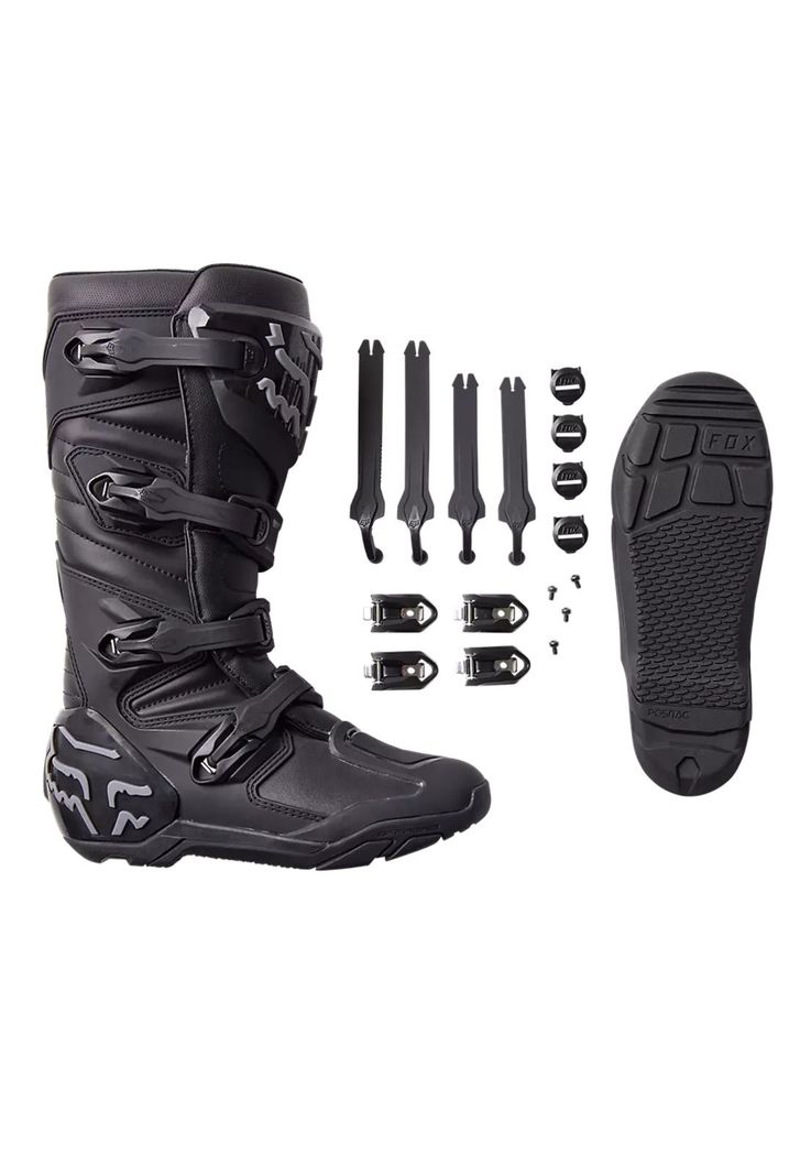 Botas Moto Comp X Negro Fox-9