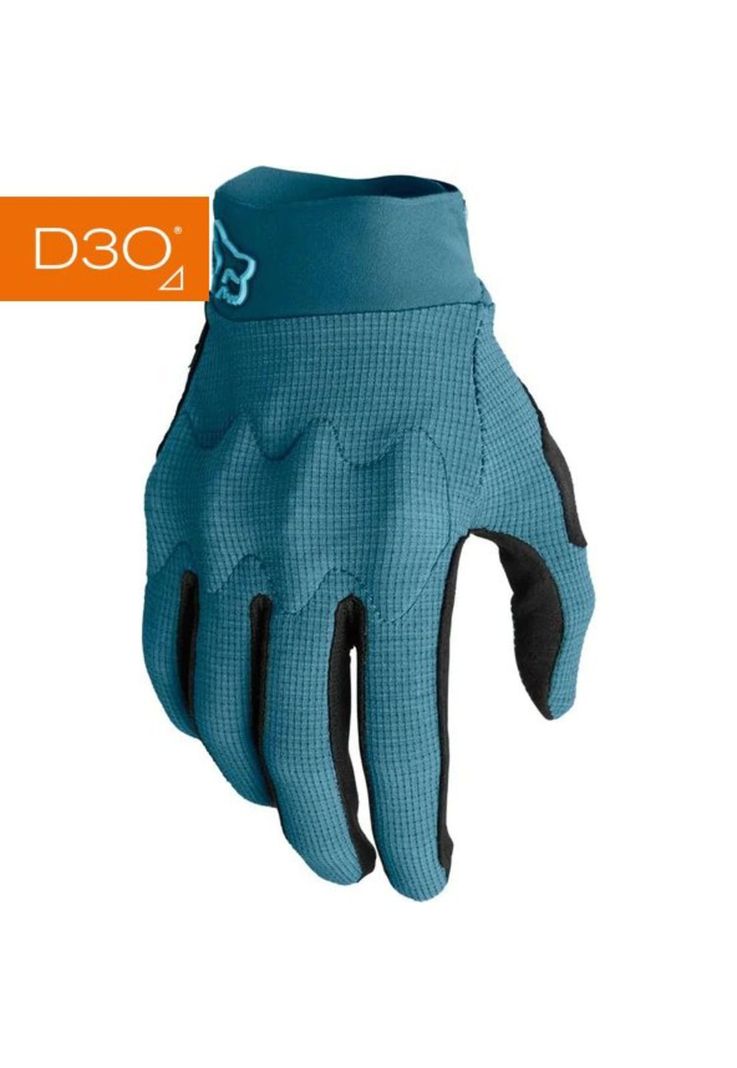 Guantes Bicicleta Defend D30 Azul Fox-0