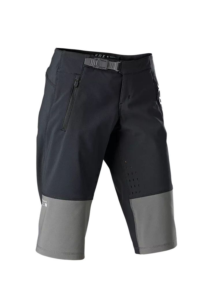 Short Bicicleta Mujer Defend Negro/Gris Fox-0