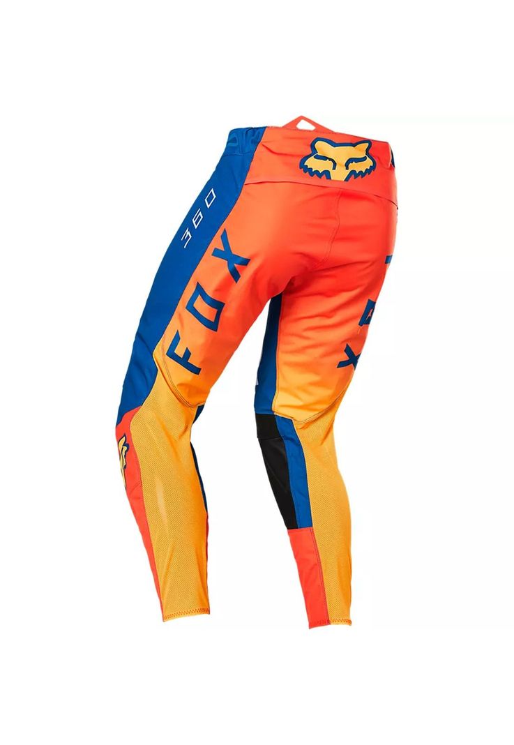 Pantalon Moto 360 RKANE Azul/Naranjo Fox-2