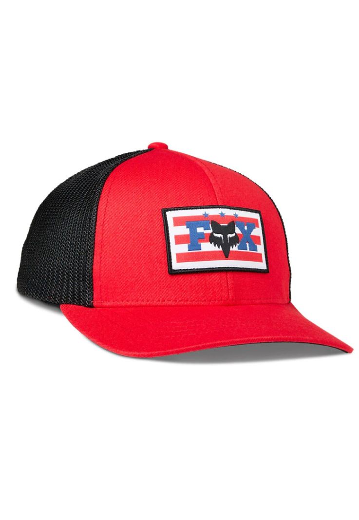 Gorro Jockey Lifestyle Niño Unity Flexfit Rojo Fox-0