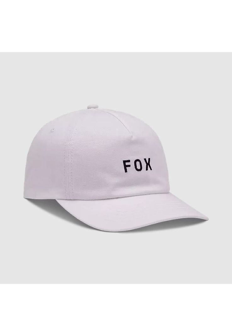 Gorro Jockey Lifestyle Mujer Wordmark Ajustable Blanco Fox-0