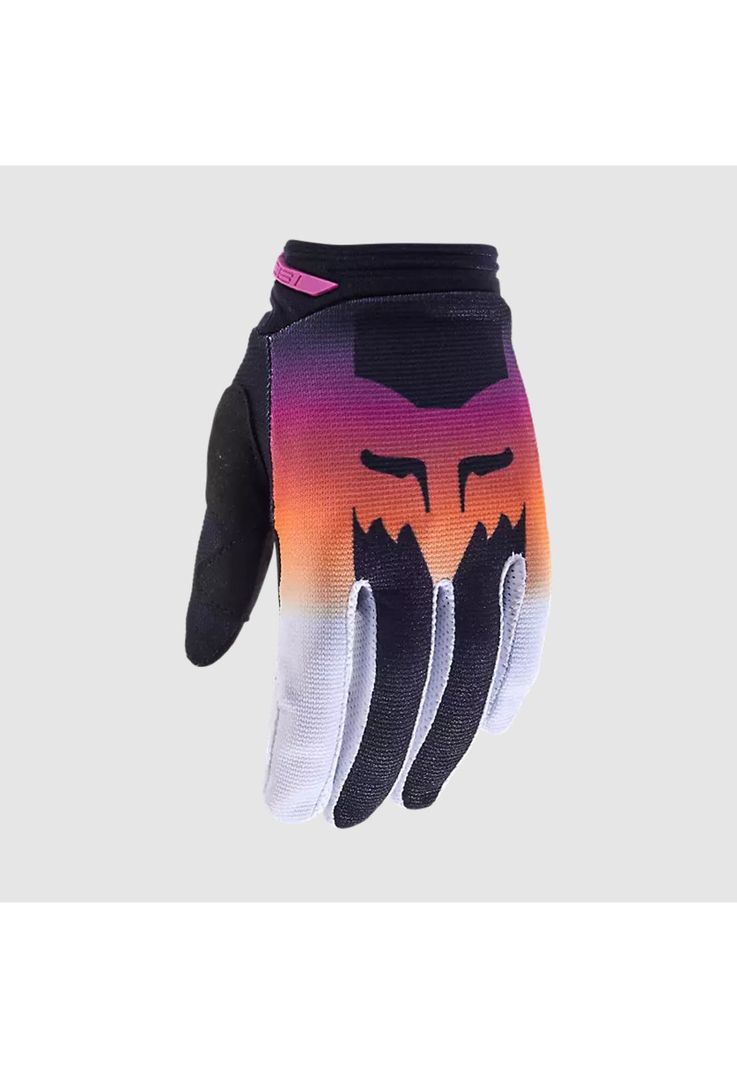 Guantes Moto Mujer 180 Flora Rosado Fox-0