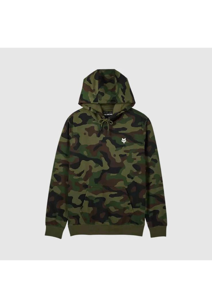 Poleron Lifestyle Canguro Fox Head Camo Verde Fox-0