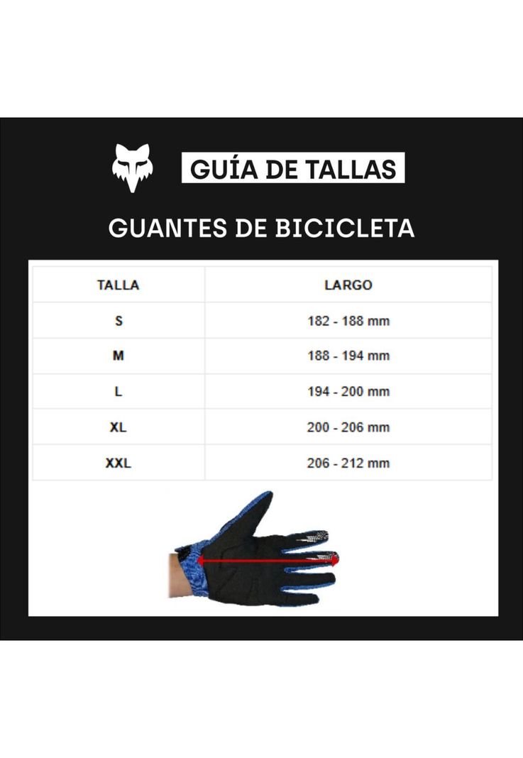 Guantes Bicicleta Flexair Blanco Hueso Fox-2