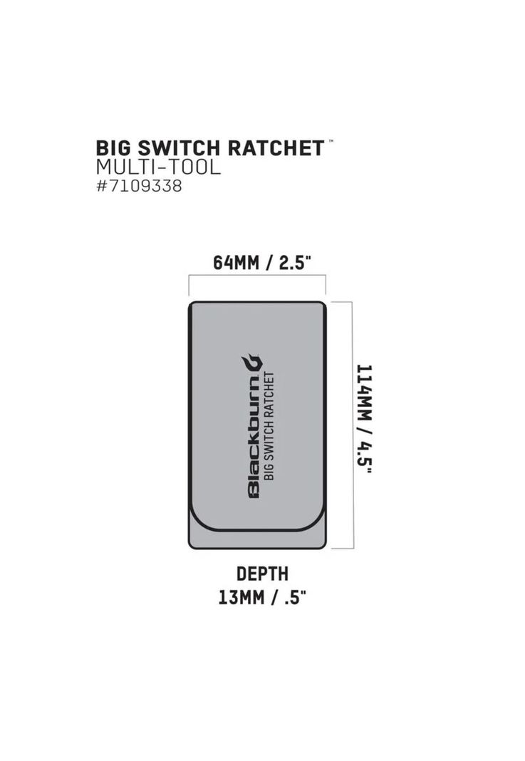 Herramientas Bicicleta Big Switch Ratchet Negro Blackburn-7