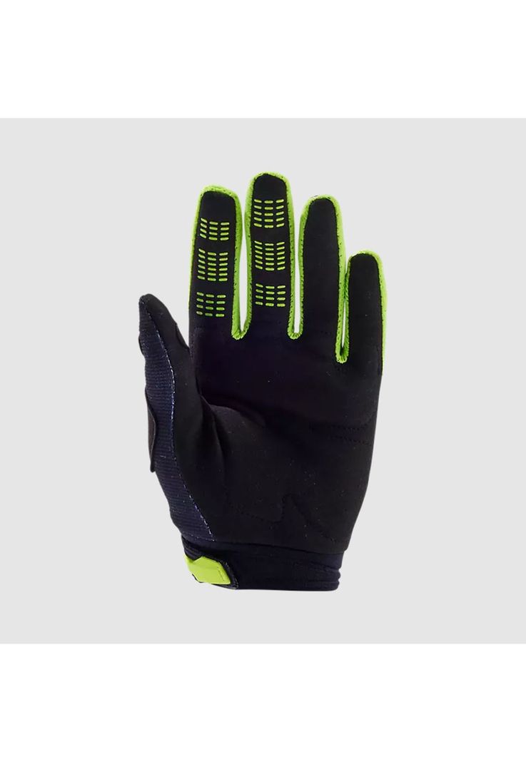 Guantes Moto Mujer 180 Flora Amarillo Fox-1