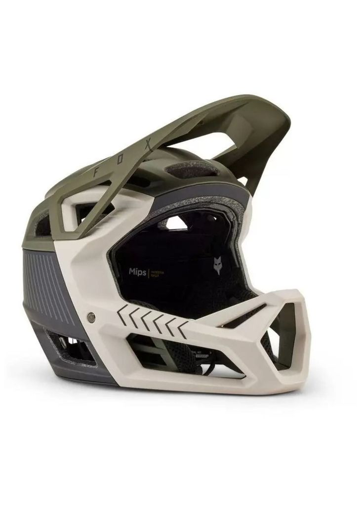 Casco Bicicleta Proframe RS Mash Verde Oliva Fox-0