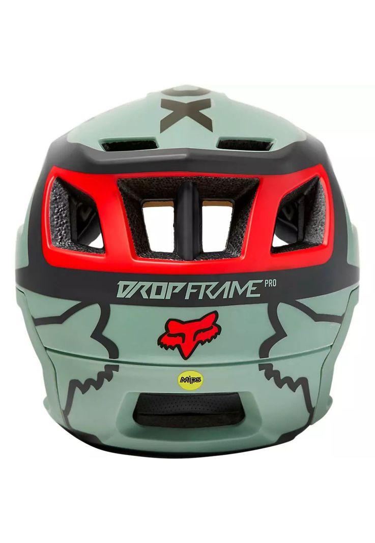 Casco Bicicleta Dropframe Pro Dvide Verde Fox-3