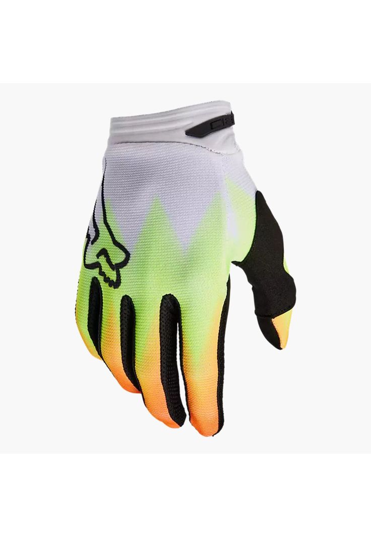 Guantes Moto 180 Statk Blanco/Amarillo Fox-0