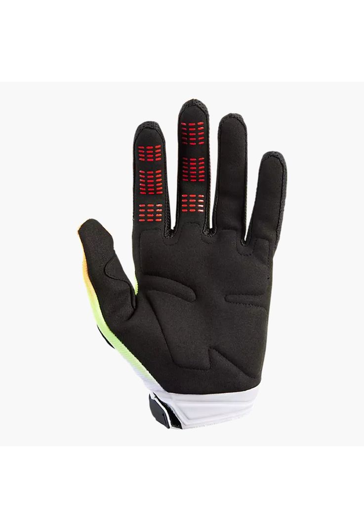 Guantes Moto 180 Statk Blanco/Amarillo Fox-1