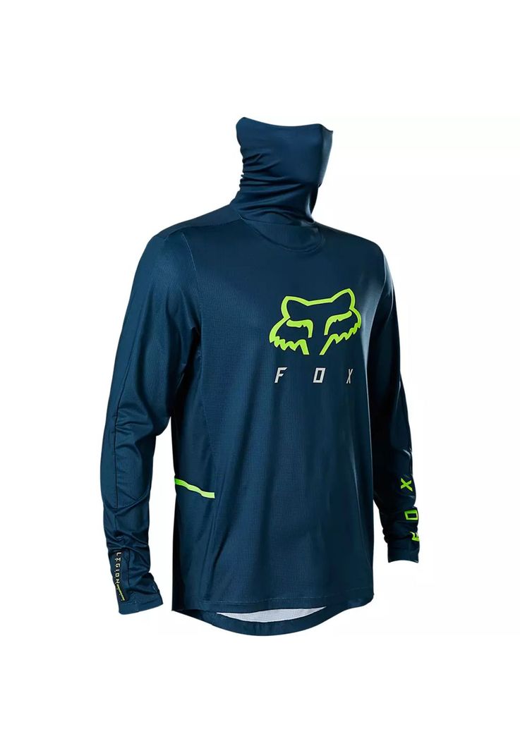 Polera Moto Ranger Drive Azul Fox-0