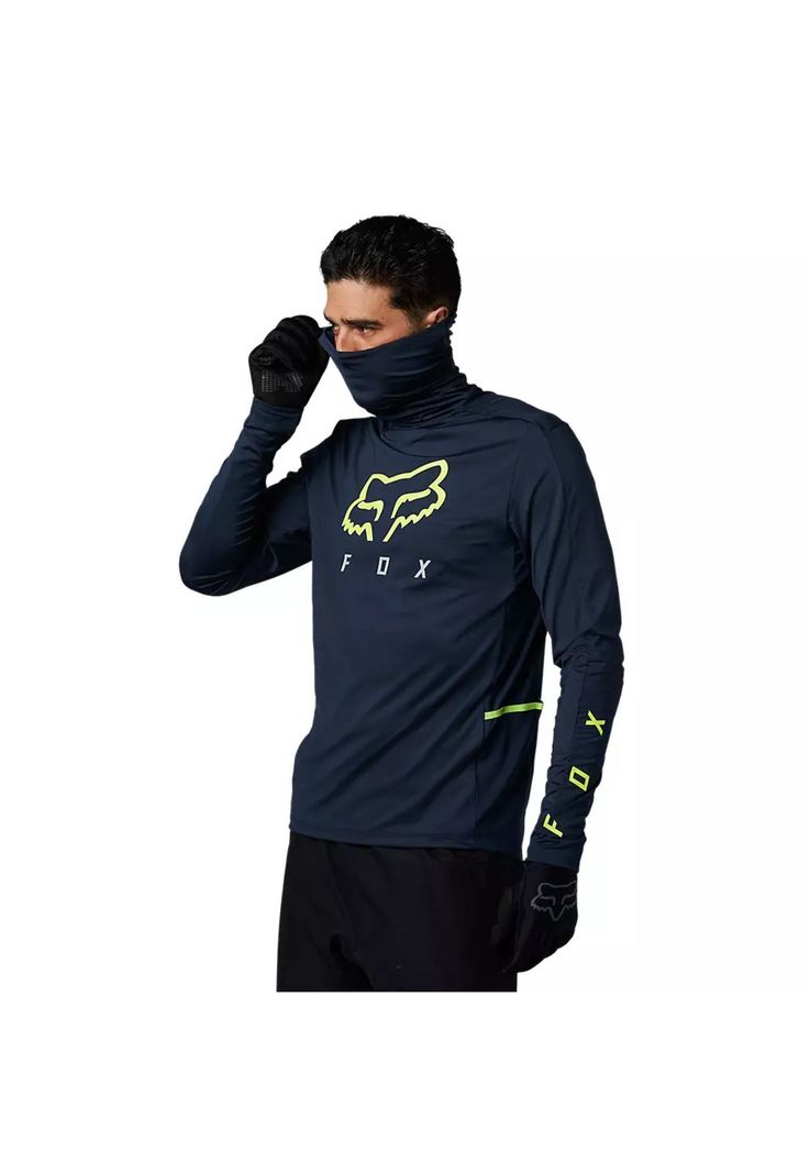Polera Moto Ranger Drive Azul Fox-1