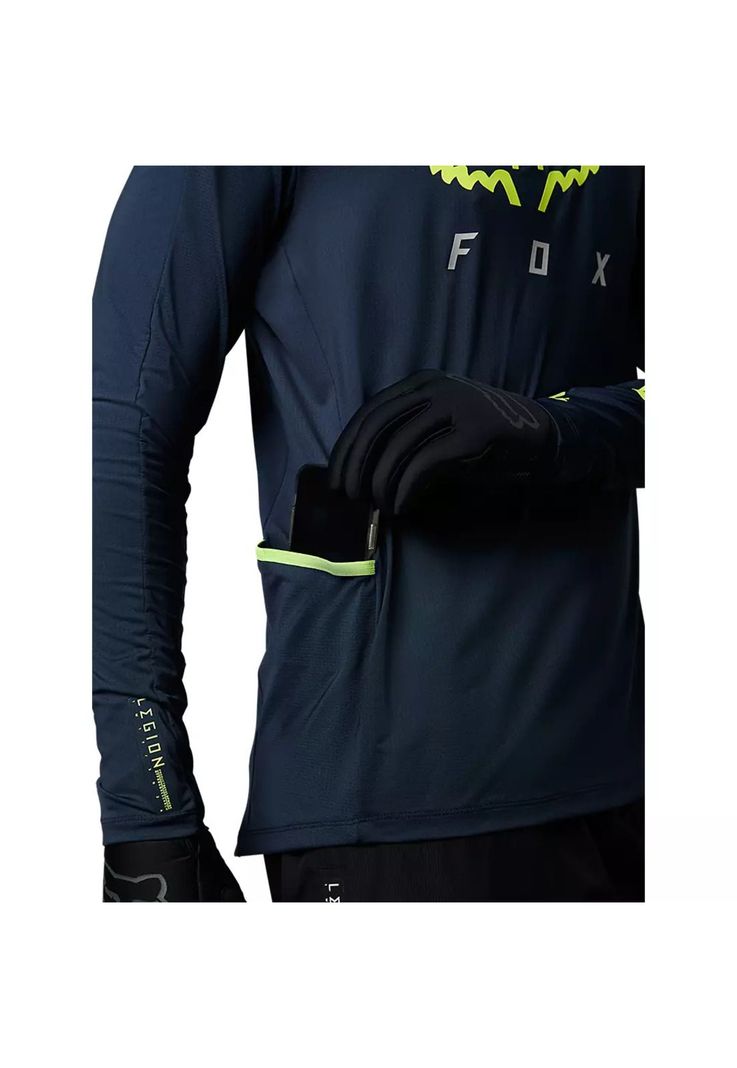 Polera Moto Ranger Drive Azul Fox-3